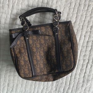 Dior mini leather bag